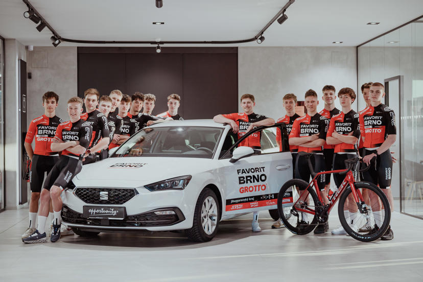 Poprvé ve své takřka sedmdesátileté historii bude Favorit Brno registrovaným UCI týmem. © 2026 Jan Brychta/TJ Favorit Brno